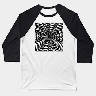 Optical Illusion Baseball T-Shirt